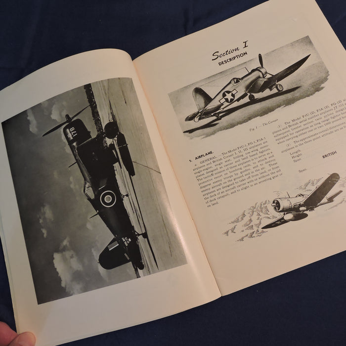 F4U1 Corsair Pilots Manual Reprint