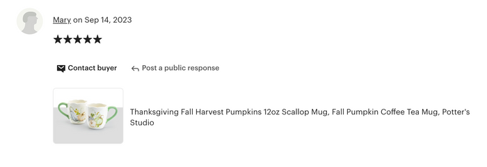 Fall Pumpkins Scallop Mug