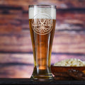 Family Tree Engraved Pilsner Beer Glass Gift