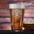 Family Tree Engraved Pint Glass Gift