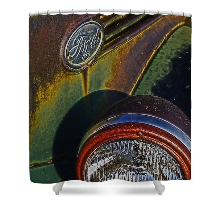 Ford Headlight Shower Curtain