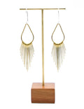 Fringe Brass Earrings
