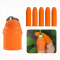 Fruit & Vegetable Finger Cutter – Silicone Thumb Knife & Peeler Set | Portable Mini Kitchen Cutting Tool (Thumb Cutter & 5 Finger set)