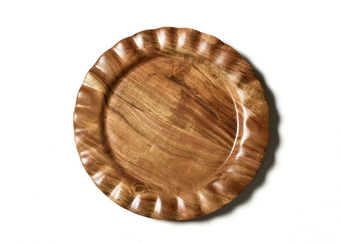 Fundamental Wood Ruffle Platter