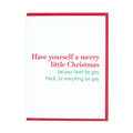 Gay Merry Little Christmas Card