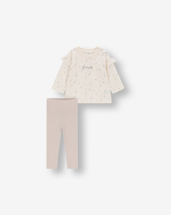 Cream Print / 12-18m
