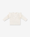 Girls Sweater With Ruffles S5