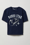 Girls Western Graphic T-Shirt