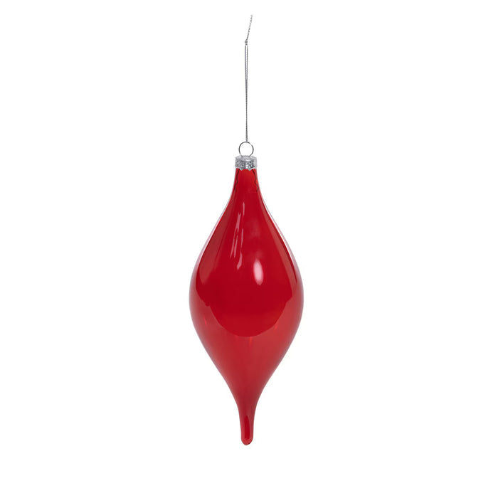 Gossamer Glass Finial Ornament, 8.5"