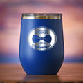 Groomsman Bowtie Stemless Wine Travel Tumbler