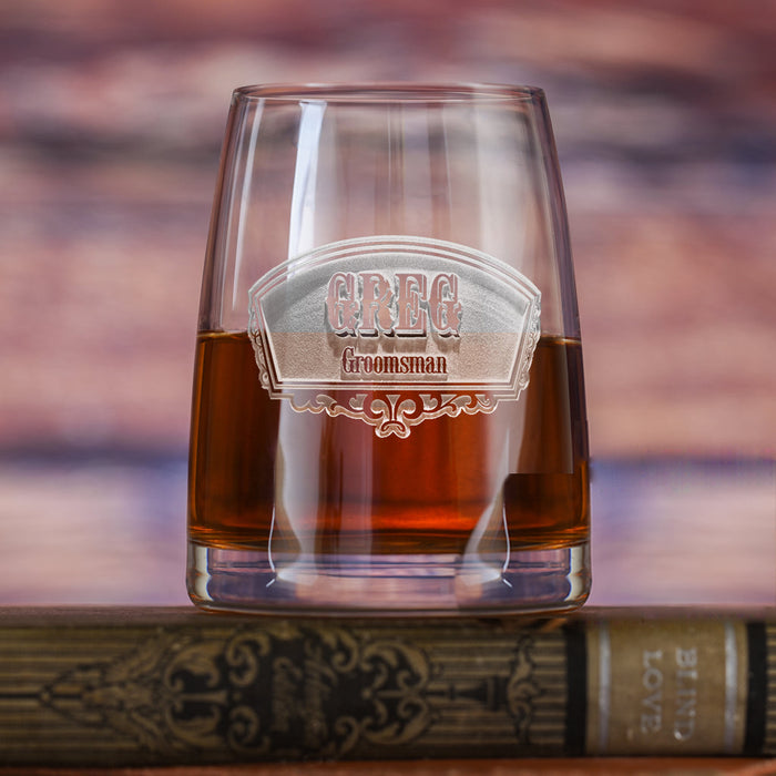 Groomsman Gift, Stolzle Experience Crystal Whiskey Glass
