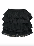 Hannah Banana- Tiered Ruffle Skort with Bow