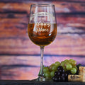Happy Place Wine Glass Gift - For Him or Her