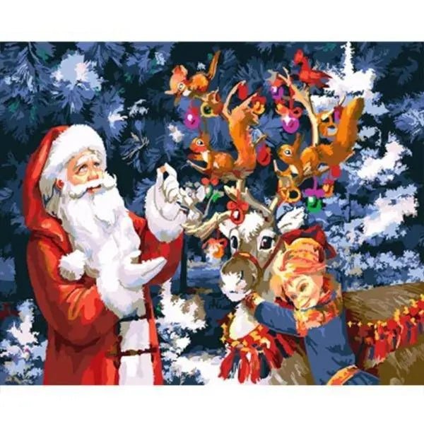 Happy Santa Paint By Numbers Kit