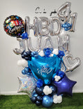 Heart balloon bouquet for him