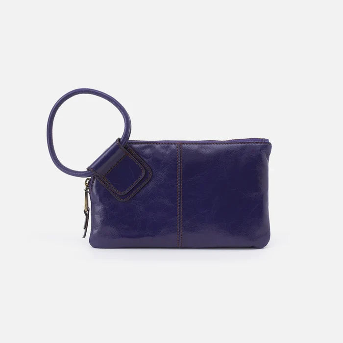 Hobo - Sable Wristlet -  Polished Leather  Winter Violet - Findlay Rowe Designs