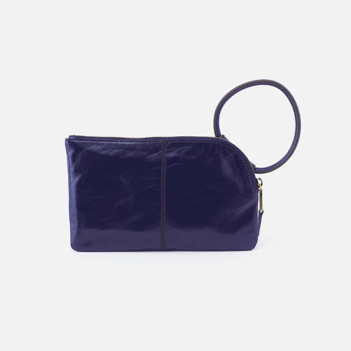 Hobo - Sable Wristlet -  Polished Leather  Winter Violet - Findlay Rowe Designs