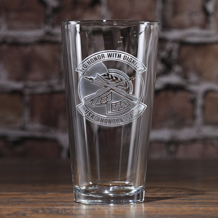 Honor Guard Pub Glass
