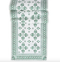 Iberian Border 18" x 90" Table Runner - Evergreen