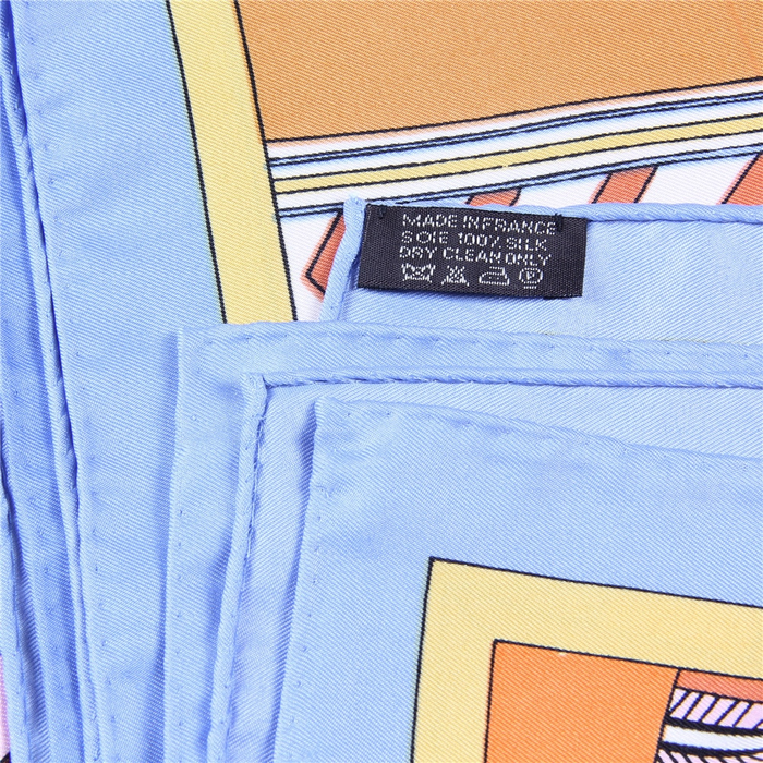 Idalia White Silk Scarf / 90cm