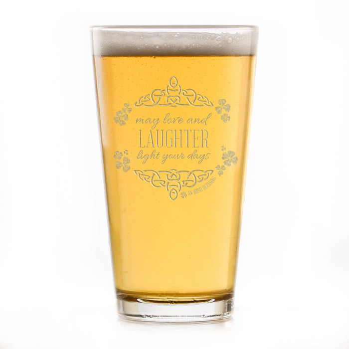 Irish Blessing Pub Beer, Pint Glass