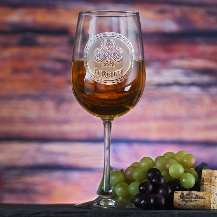 Irish, Celtic Wine Glass