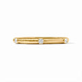 Julie Vos - Bracelet - Catalina Stone Hinge Bangle - Cubic Zirconia - Findlay Rowe Designs