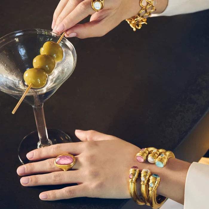 Julie Vos - Cannes Demi Cuff -  Cubic Zirconia - Findlay Rowe Designs