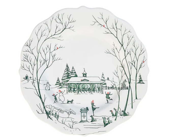 Juliska-Country Estate Winter Frolic Dessert/Salad Plate