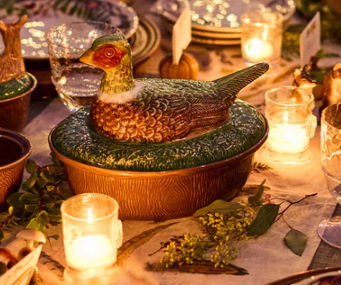 Juliska-Forest Walk Pheasant Baker with Lid