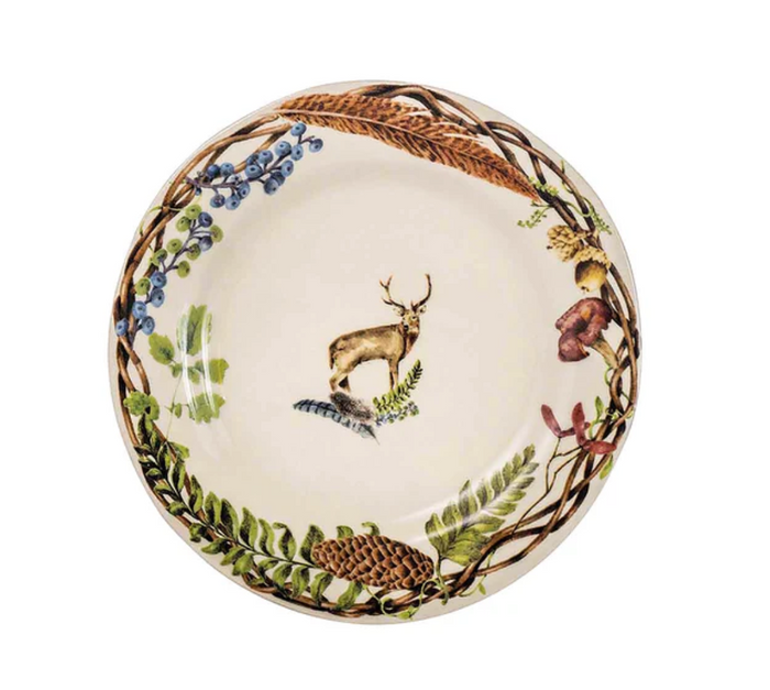 Juliska-Forest Walk Stag Dessert/Salad Plate