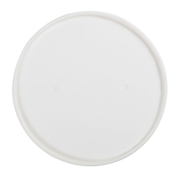 Karat Paper lid for 6-16 oz Gourmet Paper Cold/Hot Food Containers - 1,000 ct