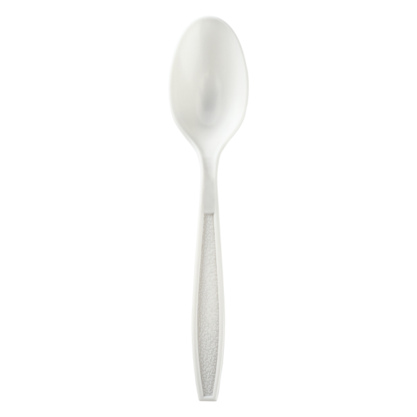 Karat PP Heavy-Weight WRAPPED Tea Spoon (White) - 1,000 pcs