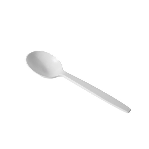 Karat PP Plastic Premium Extra Heavy Soup Spoon - White - 1,000 ct