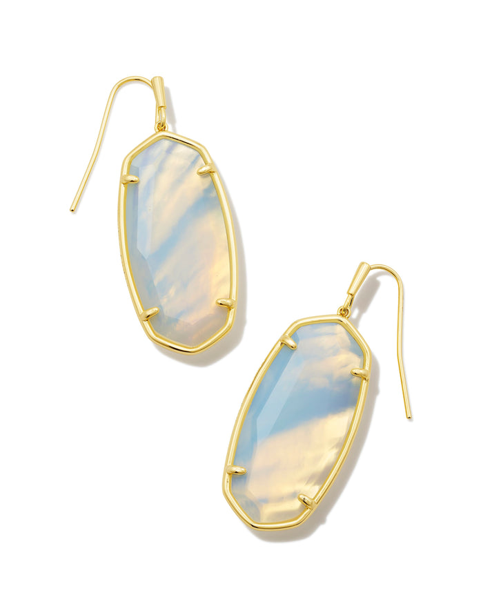 Kendra Scott Elle Faceted Gold Drop Earrings