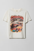 Kids Racecar Graphic T-Shirt