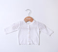 Knitted Lace Cardigan With Buttons BR