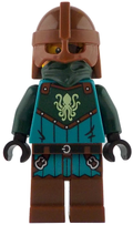 Kraken Warrior - Male, Reddish Brown Helmet, Eye Patch