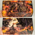 Large stabilized box elder burl wood block