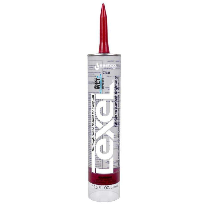 Lexel 100% Silicone Clear Caulk, available at Catalina Paints in CA.