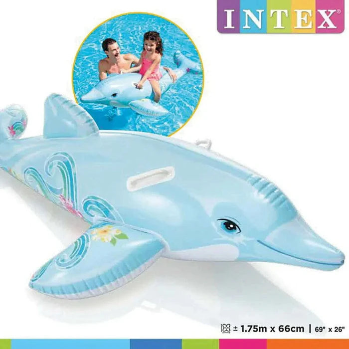 Lil Dolphin Pool Floater Kids Inflatables Lil Dolphin Pool Floater Lil Dolphin Pool Floater Intex