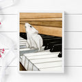 PinkPolish Design Art Prints "Little Pianist" Watercolor Painting: Art Print