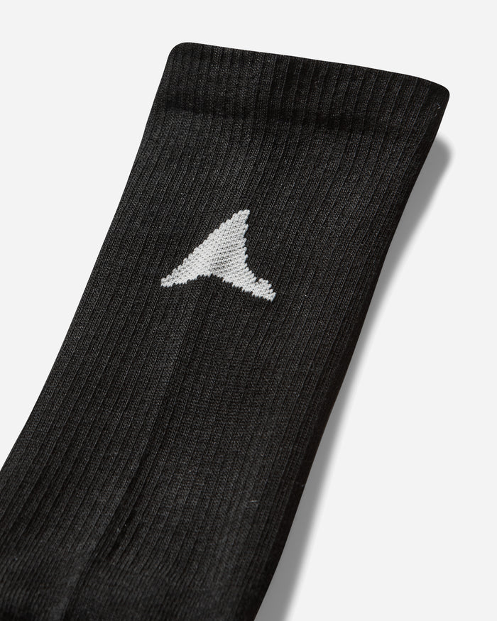 ROA Logo Biofil Socks Black/Light Grey Underwear Socks YBUW087YA26 BLK0044