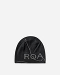 ROA Logo Wool Beanie Deep Black Hats HATS BEANIE YBUW205YA04 BLK0049