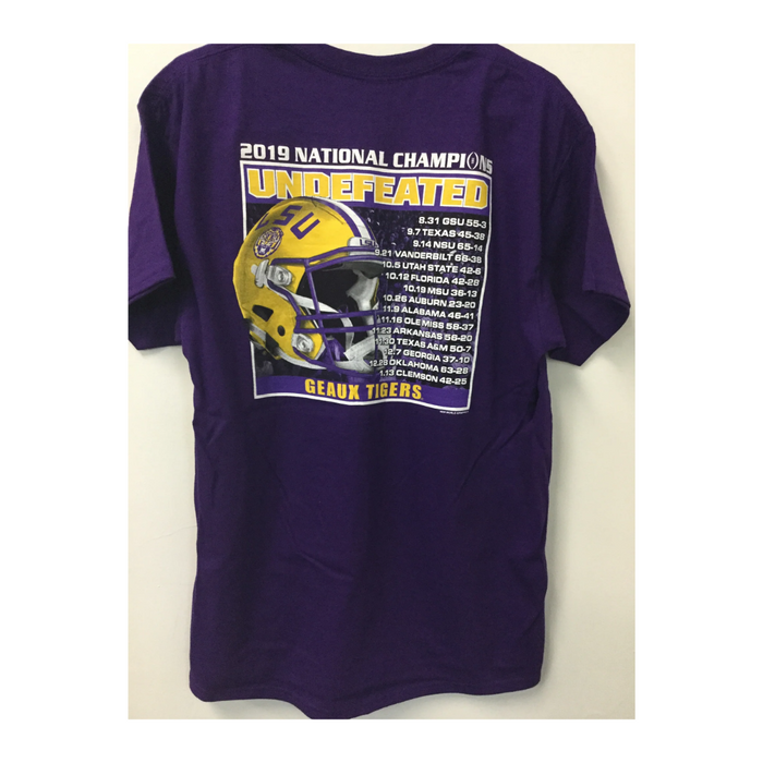 LSU Tigers SS T-Shirt 2019 National Champions