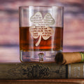 Luck of The Irish Crystal Rocks, Whisky Glass, St-Patty's Day Gifts