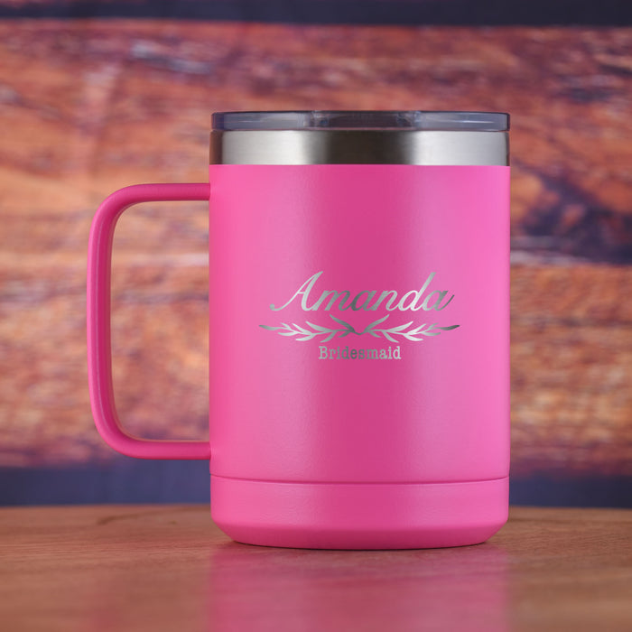 Maid of Honor Gift, Coffee Mug Tumbler With Handle
