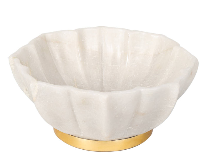 Marble Footed Bowl