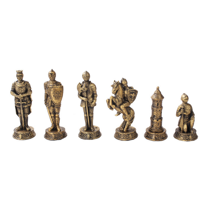 Medieval Knight Chess Set Pieces