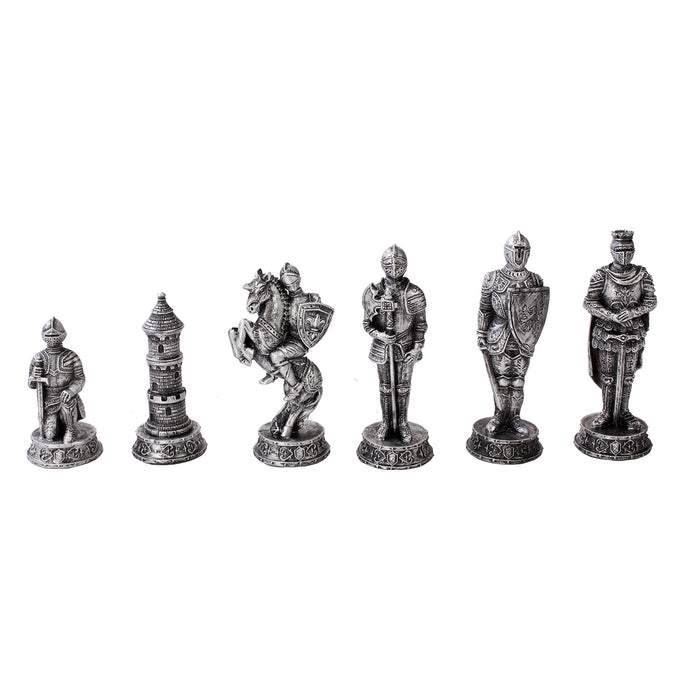 Medieval Knight Chess Set Pieces